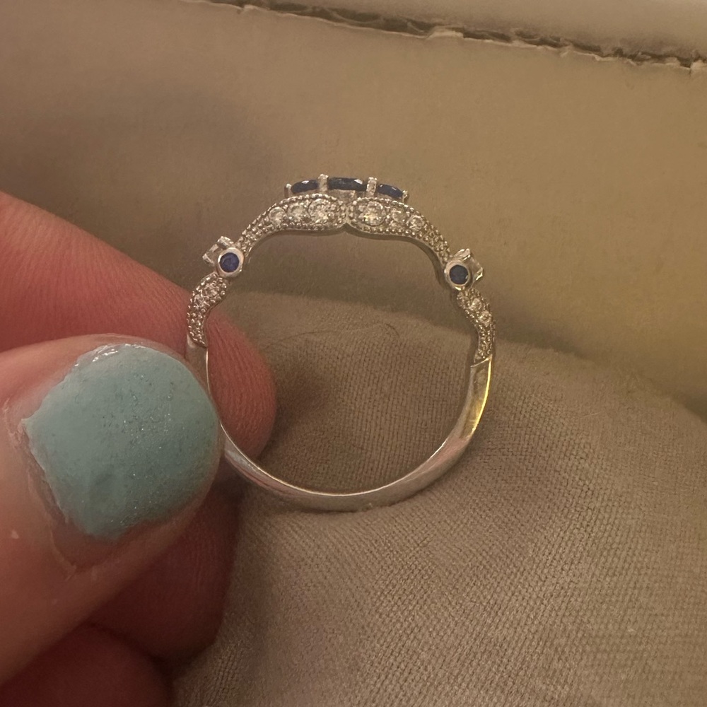 Lot of 5 sterling silver rings size 9 - Picture 5 of 10